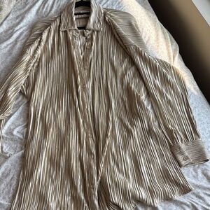 White gold dress - size small